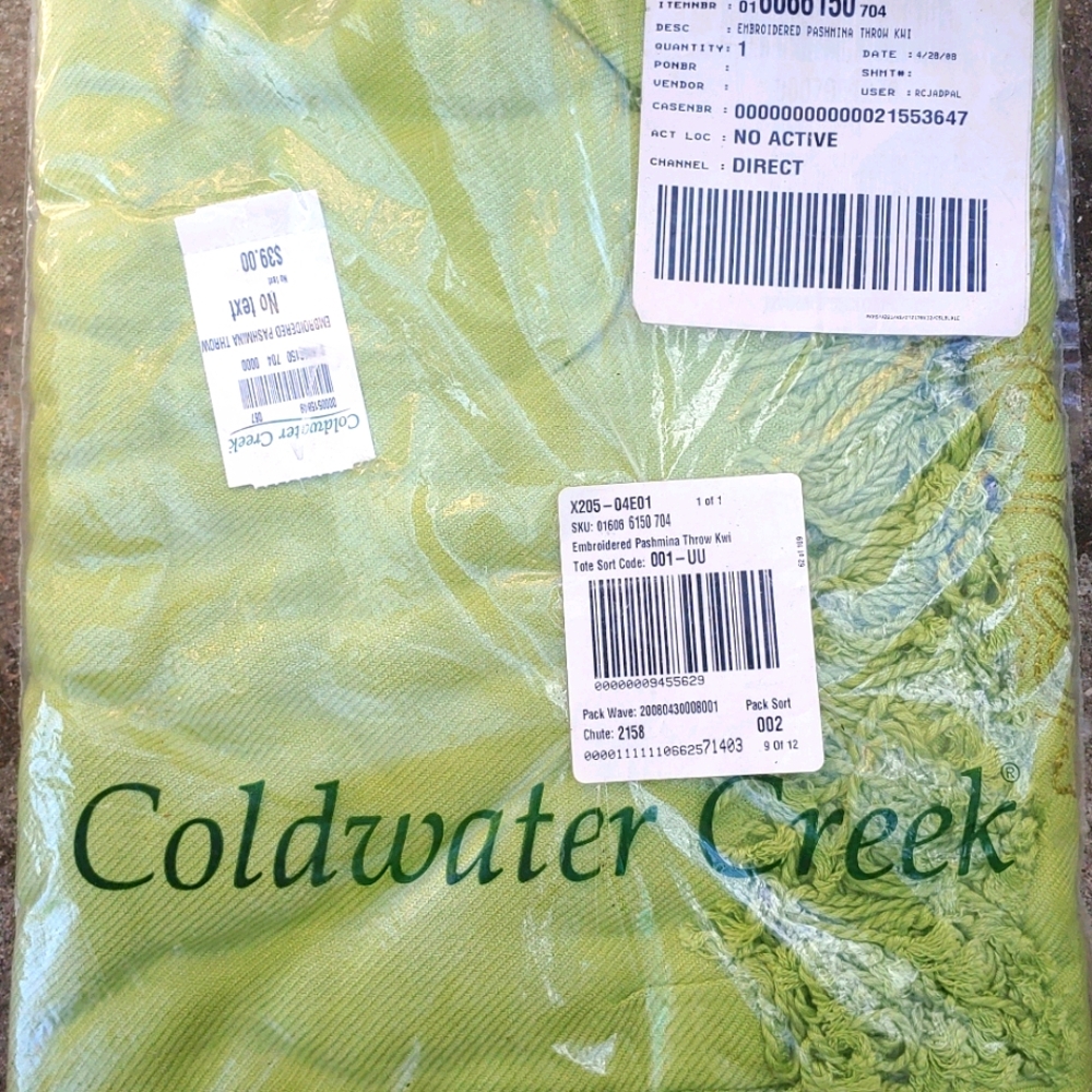 Coldwater Creek Pashmina Throw